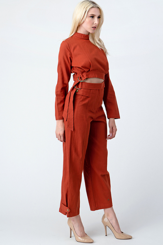 Chai Tea Two Piece Pants Set