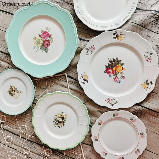 Vintage Luxury Ceramic Cake Plate Collection