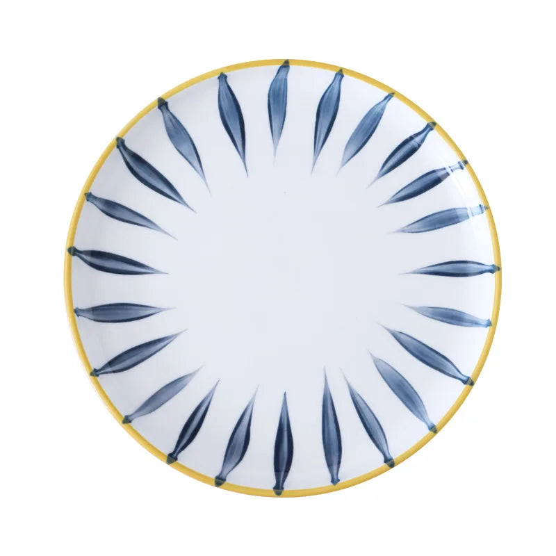 Japanese Bone China Sushi & Salad Plate Collection