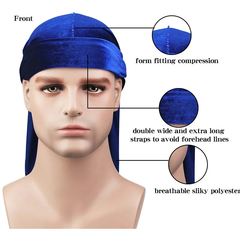 Luxury Velvet Durags: Sleek Comfort Meets Style