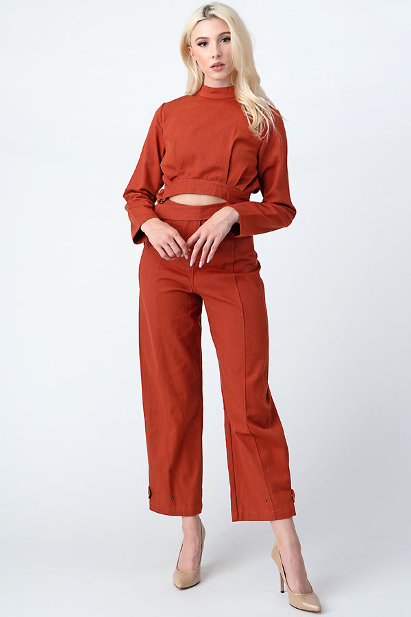 Chai Tea Two Piece Pants Set