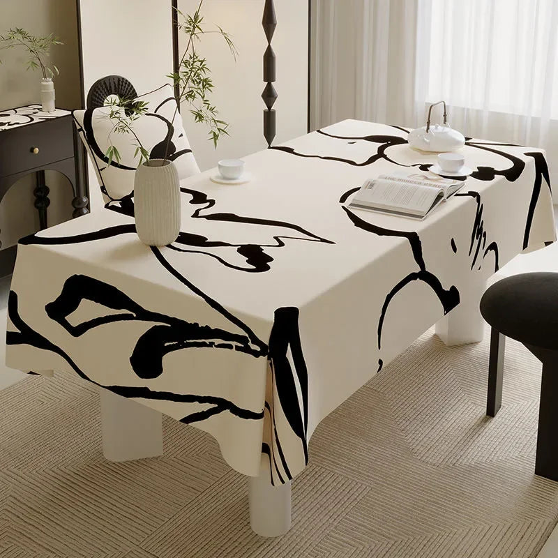 French Elegance Waterproof Luxury Tablecloth