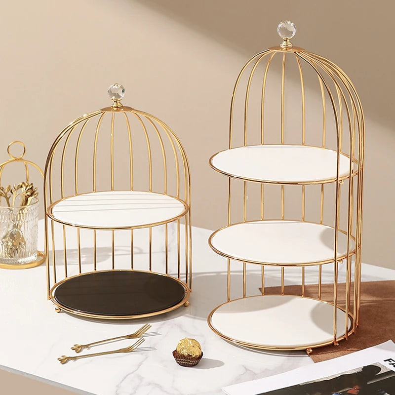 Luxury Wedding Cake Stand: Elegant Tabletop Accent