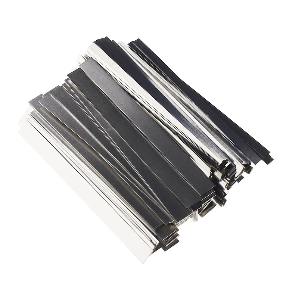 99.6 Pure Nickel Strip Sheets for Battery, Welding (100pcs/lot) 0.15mm x 7mm x 100mm