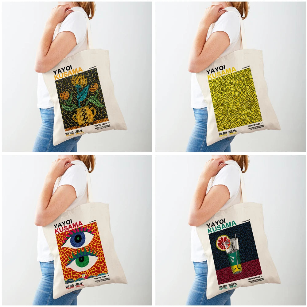 Pumpkin Gaze: Nordic-Inspired Supermarket Shopping Tote