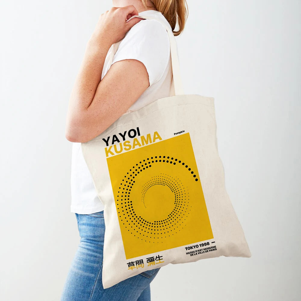 Pumpkin Gaze: Nordic-Inspired Supermarket Shopping Tote