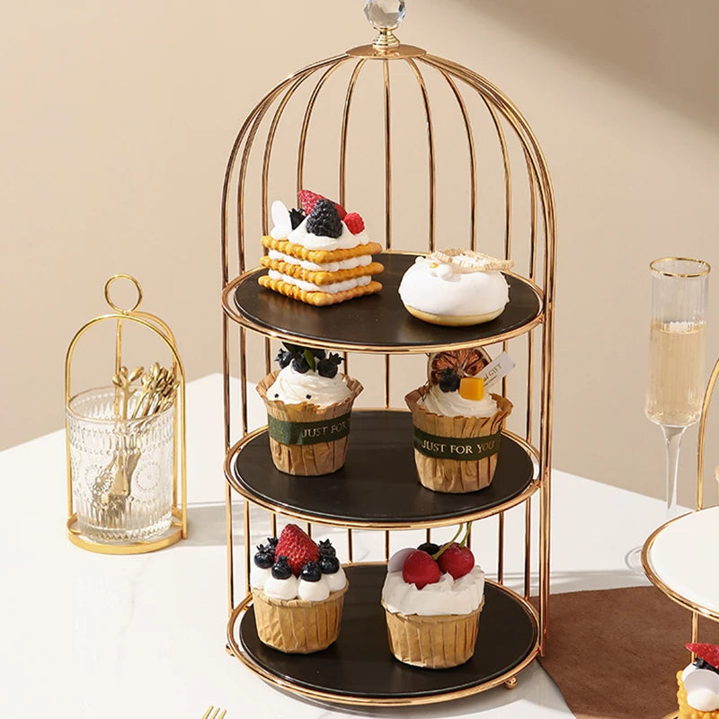 Luxury Wedding Cake Stand: Elegant Tabletop Accent