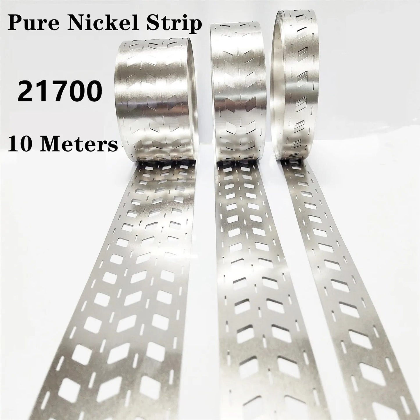 99.6% Pure Nickel Strips for Lithium Battery Packs 18650 (10 Meter 21700 2P/3P Pure Nickel Strips