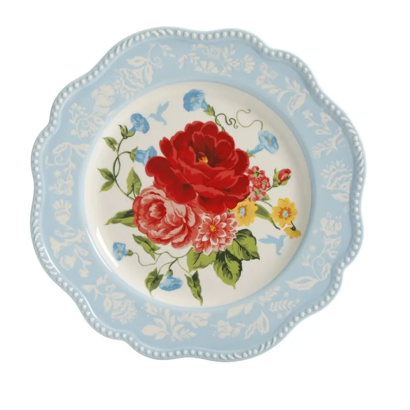 Rose Bliss 12-Piece Dinnerware Collection