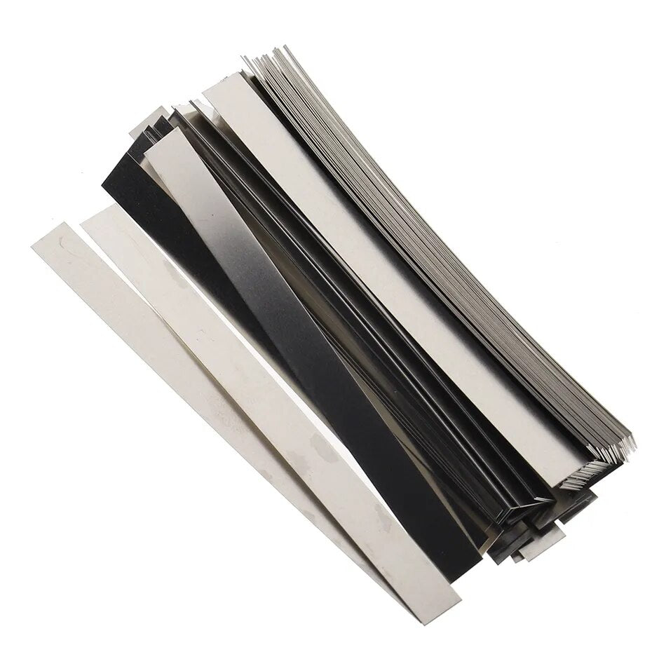 99.6 Pure Nickel Strip Sheets for Battery, Welding (100pcs/lot) 0.15mm x 7mm x 100mm