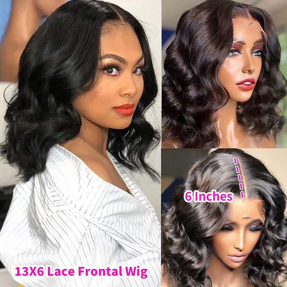 Full Body Wave Bob Length Lace Wig