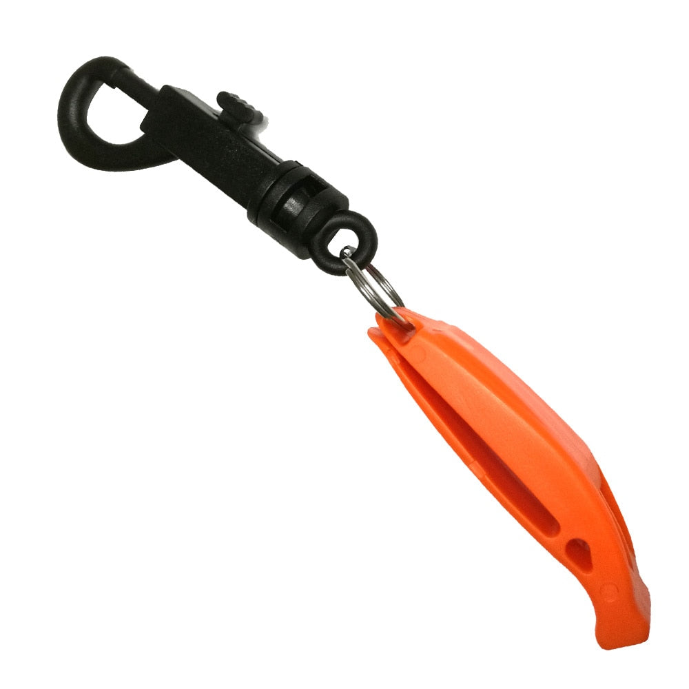 Safety First Outdoor Emergency Whistle  & Clip for Camping Hiking Hunting Scuba