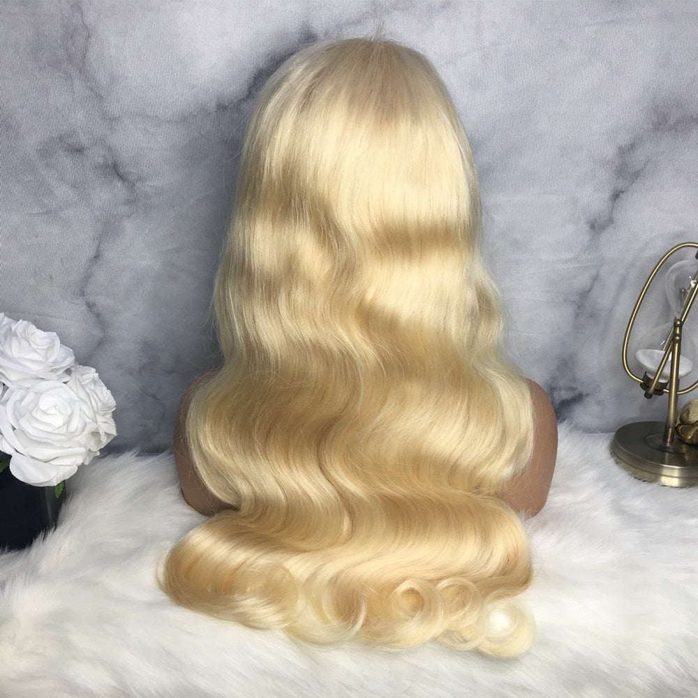 30 Inch Body Wave Blonde Brazilian Lace Wig