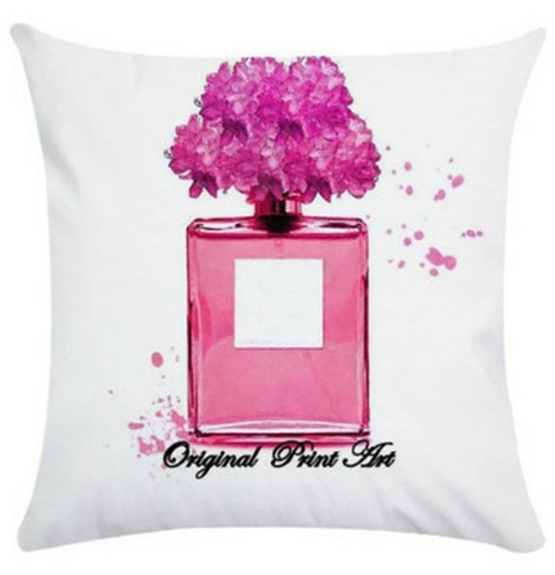 Fragrant Florals: Perfume & Bloom Pillow Case Collection