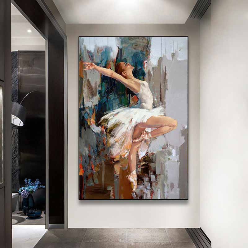 Abstract Dancing Art Ballerina