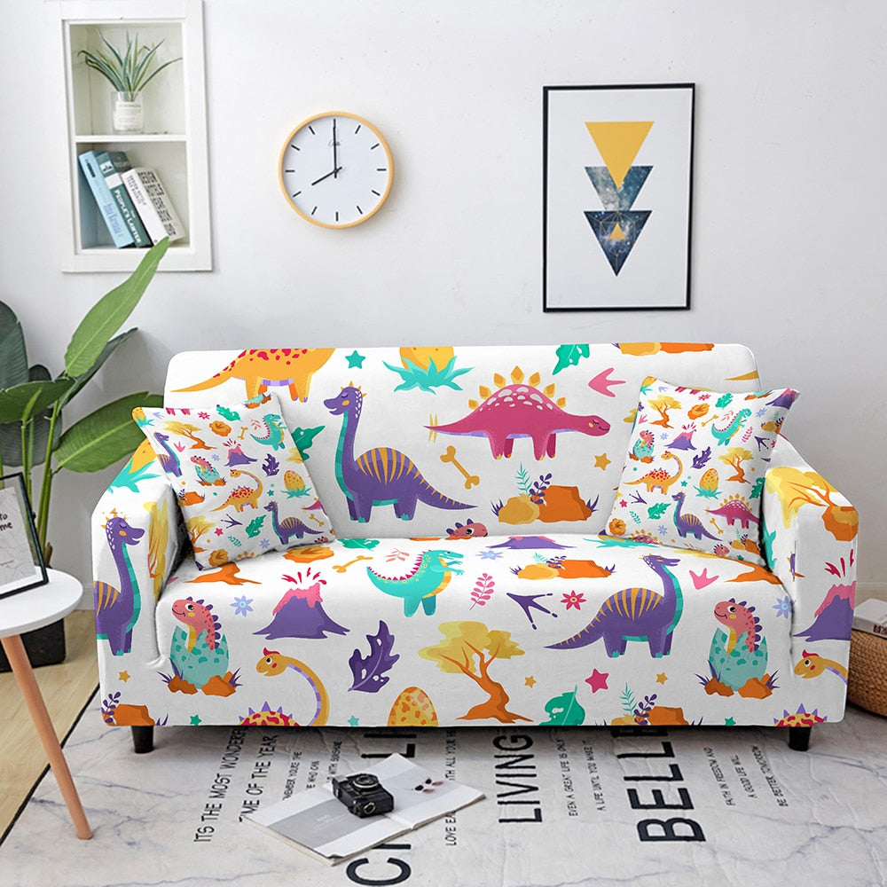 Enchanted Menagerie: Whimsical Animal Sofa Cover Series