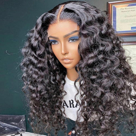 Lace Front Deep Wave Brazilian Remy Human Hair Wig