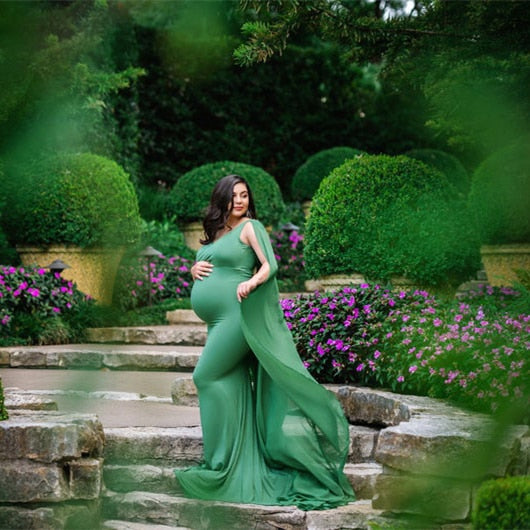 Chiffon Photoshoot Maternity Gown