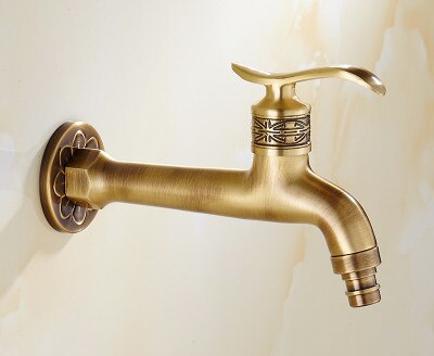 Antique Design Brass Outdoor Garden Laundry Room Faucet