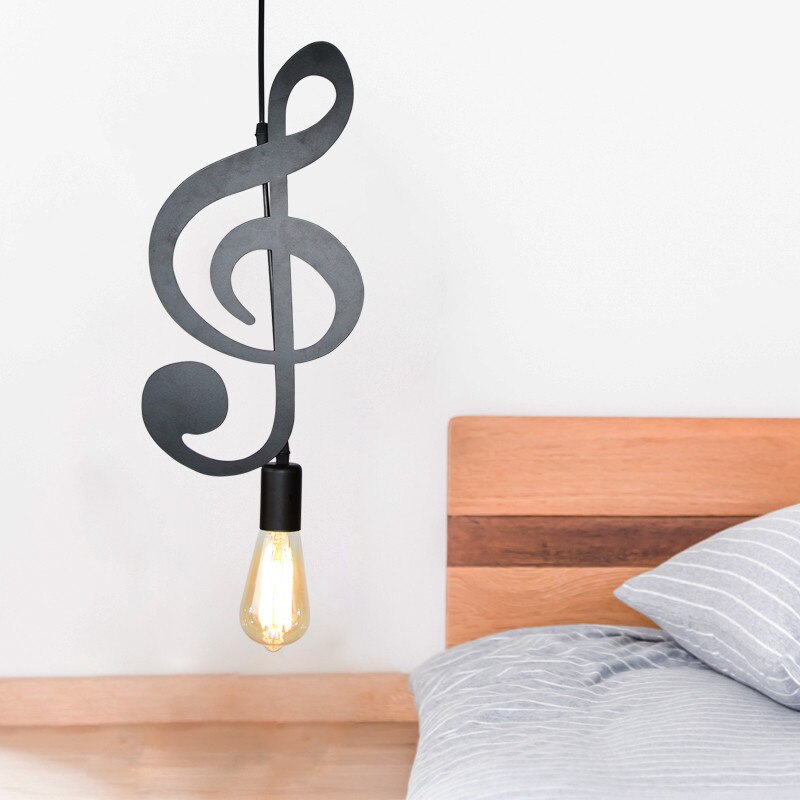 Music Art Pendant Suspension Ceiling Light (Without Bulb)