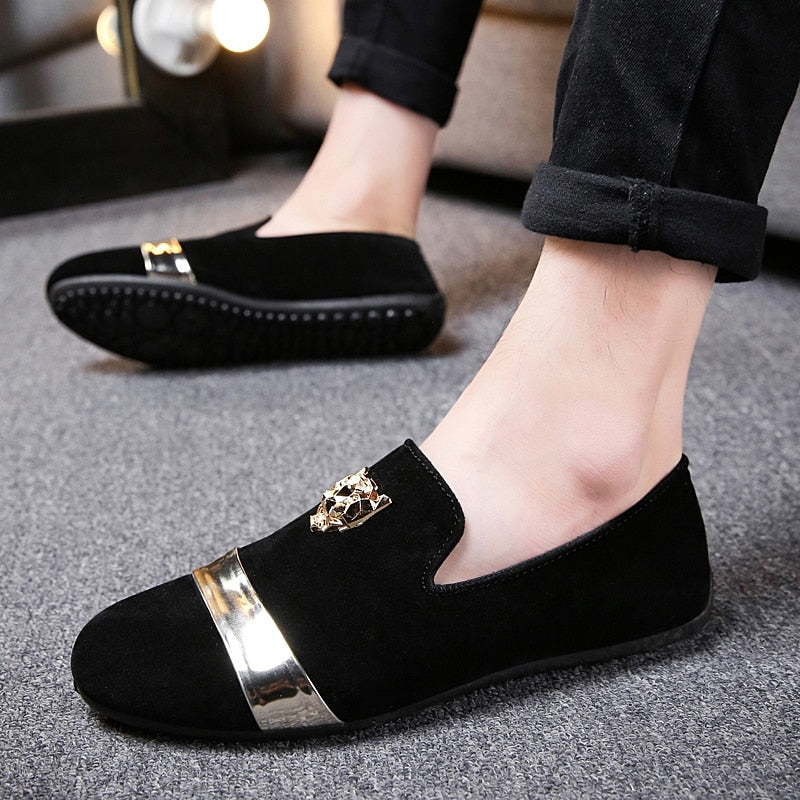 Deluxe Stylish Men Suede Loafer Shoes