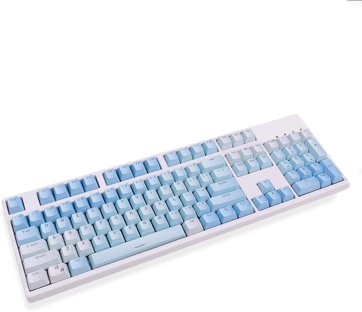 Pretty Pastel Backlit Keycap Keyboard