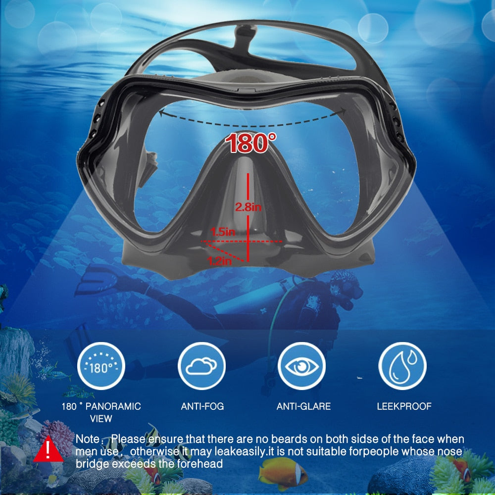 Scuba Diving Mask Snorkeling Set