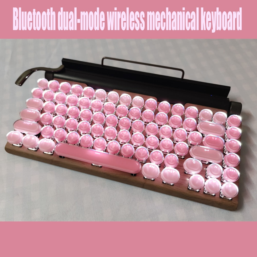 Vintage Style Typewriter Mechanical Keyboard