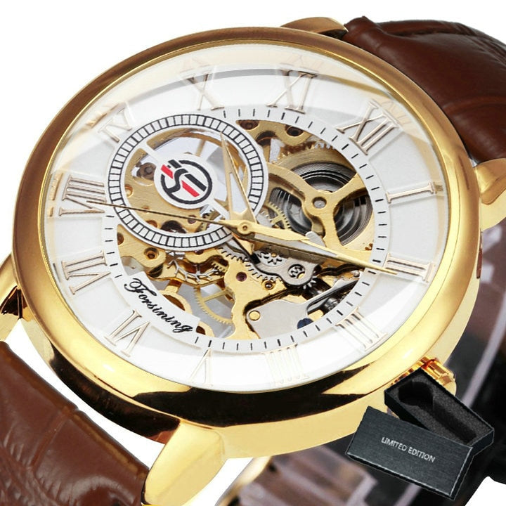 Men's 3D Hollow Engraved Deluxe Time Piece