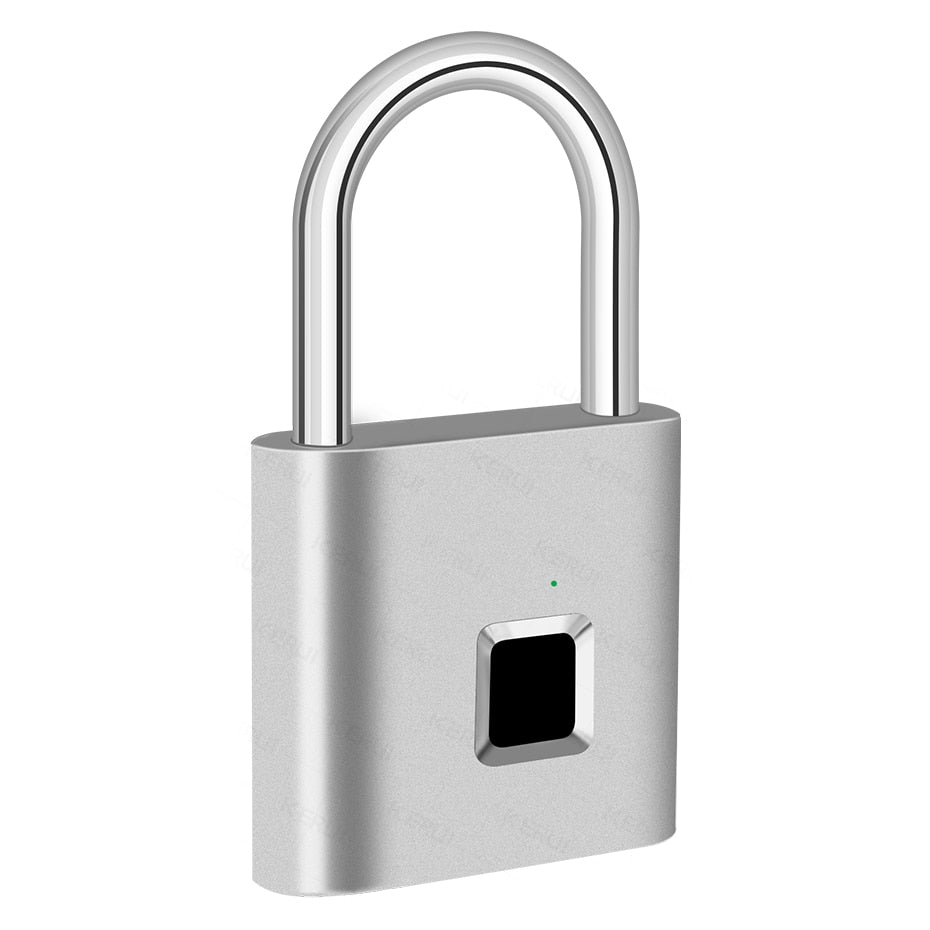 Smart USB Charging Fingerprint Padlock