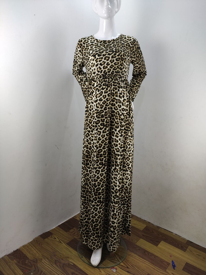 Leopard Print Maternity Dress