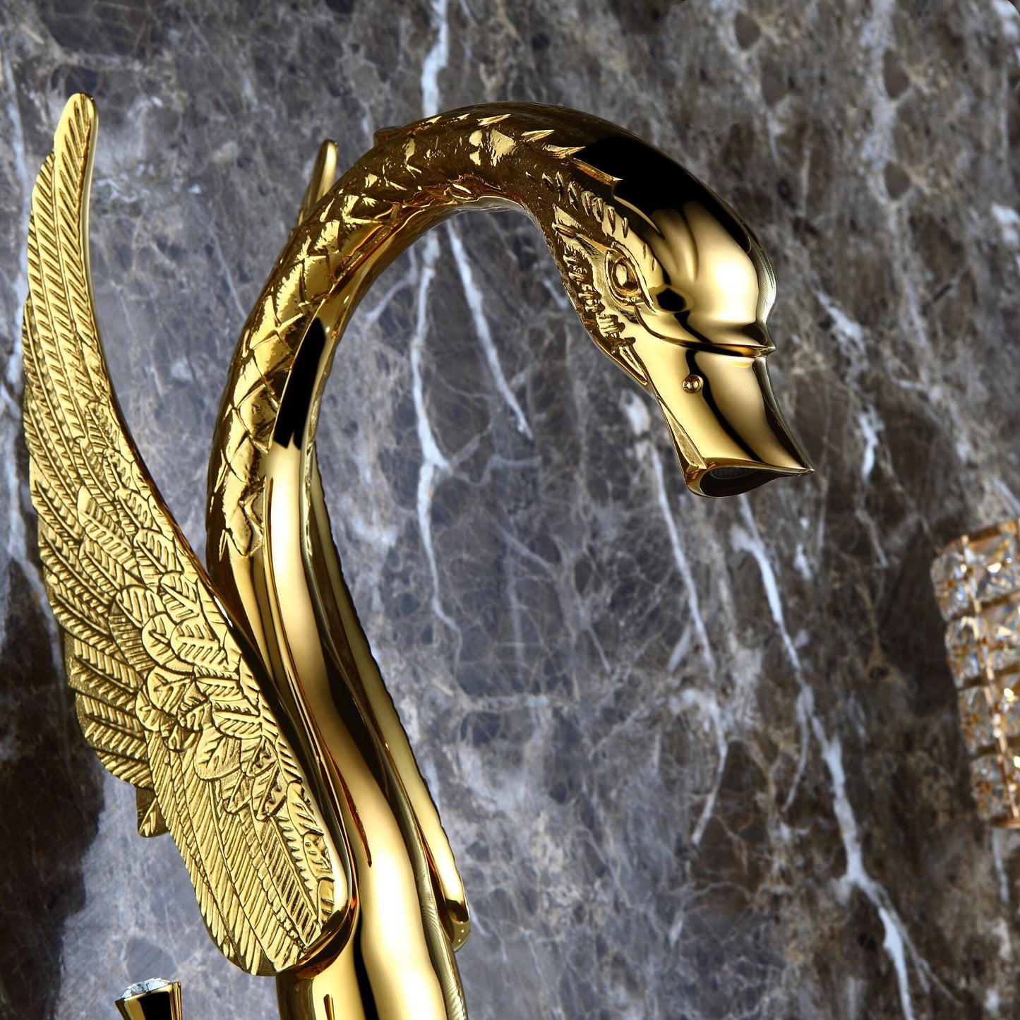 Luxury Design Brass Swan Faucet