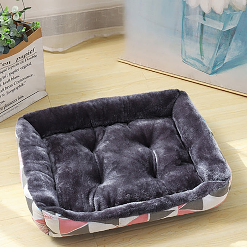 Comfy Pet Basket Cushion Bed