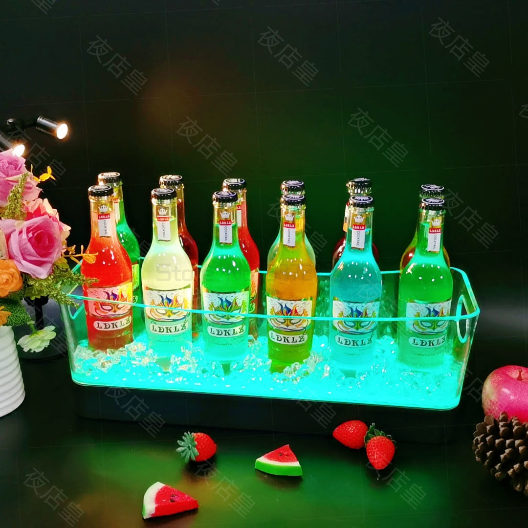 LED Light Bar Wine & Ice Bucket