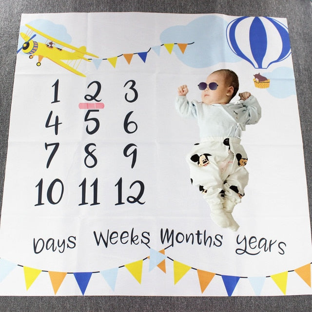 Baby Milestone Photo Op Blankets