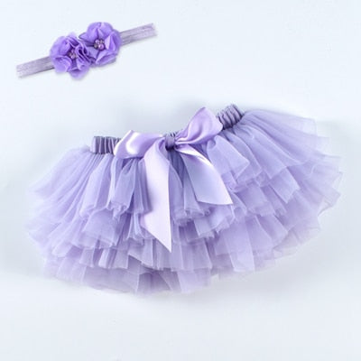 Baby Princess Picture Day Tulle Tutu & Headband Set