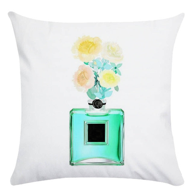 Fragrant Florals: Perfume & Bloom Pillow Case Collection