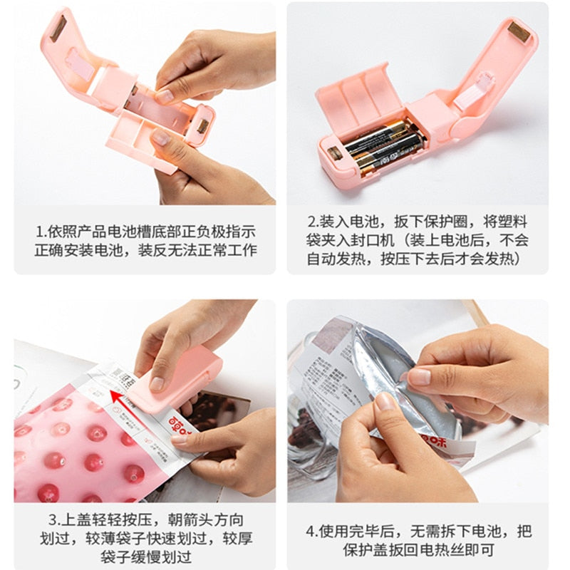 Mini Kitchen Plastic Bag Sealer