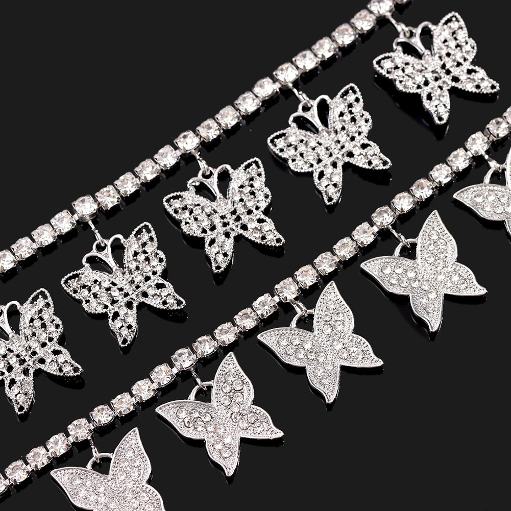 Women's Rhinestone Fashion Ankle Bracelet