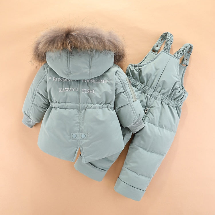 Two Piece Winter Baby Snowsuit