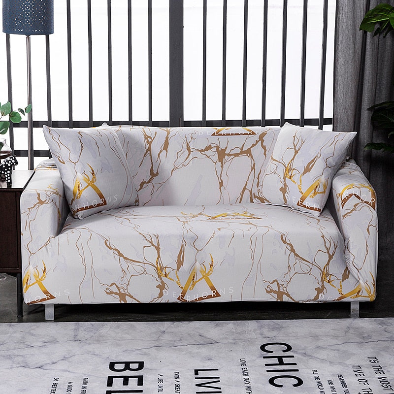 Modern Geometric Sofa Cover – Transform Your Living Room