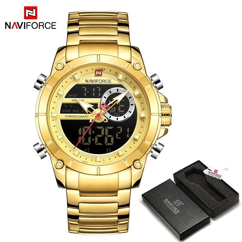 Men's Luxury Dual Display Wrist Watches