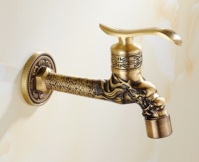 Antique Design Brass Outdoor Garden Laundry Room Faucet