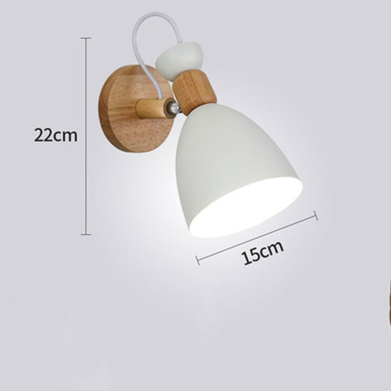 Wooden Minimalist LED Wall Mounted Light Fixture