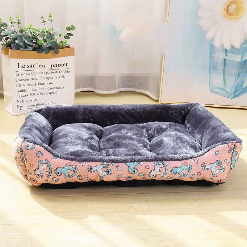 Comfy Pet Basket Cushion Bed