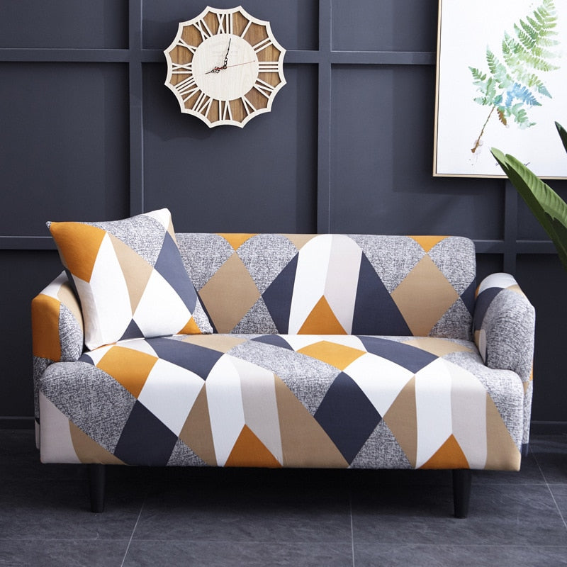 Modern Geometry: Chic Sofa Covers for a Stylish Upgrade