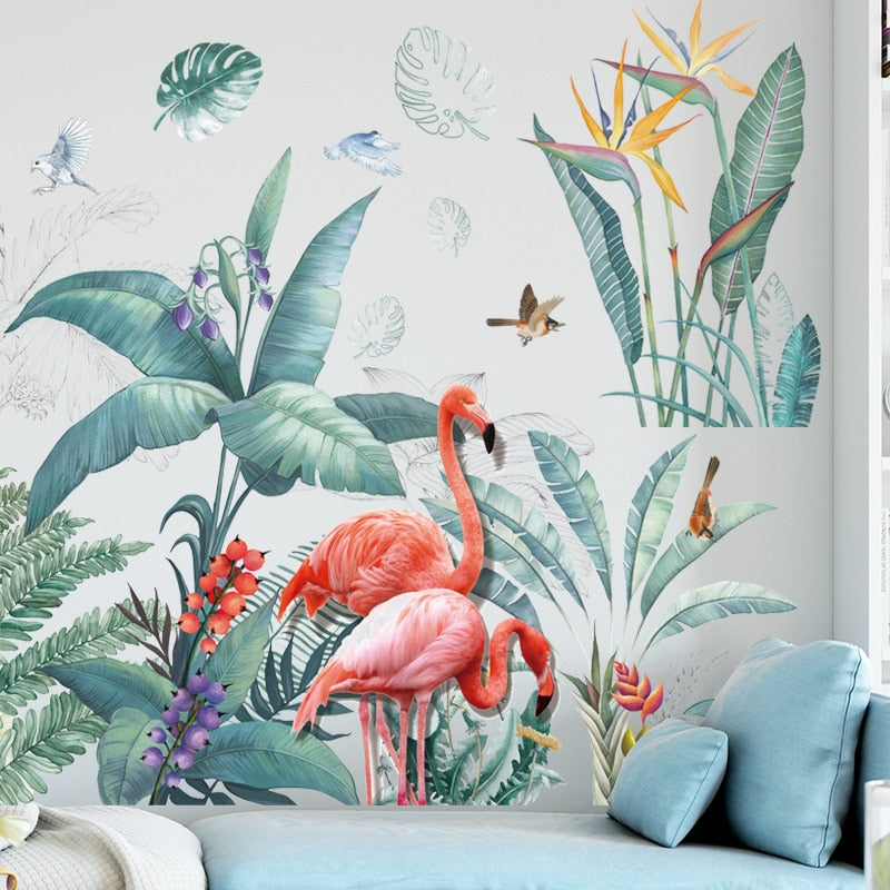 Tropical Wall Art Mural