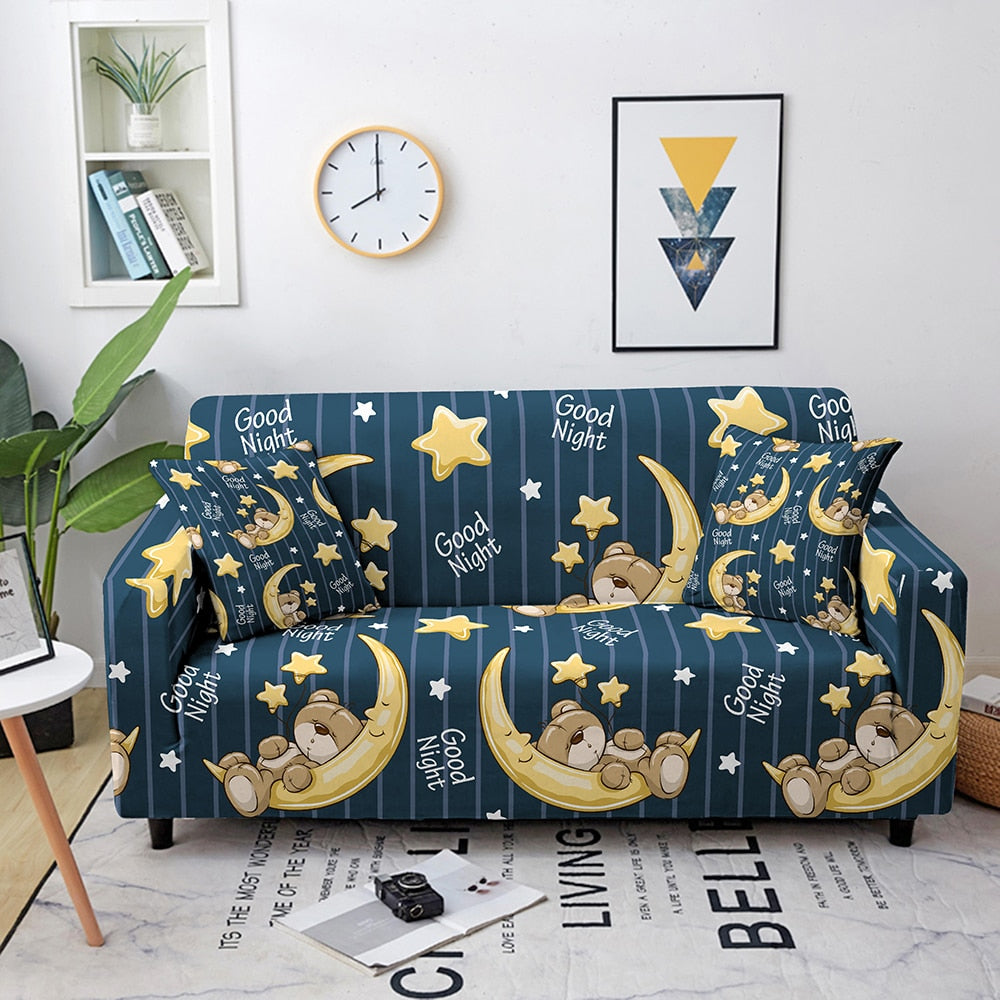 Enchanted Menagerie: Whimsical Animal Sofa Cover Series