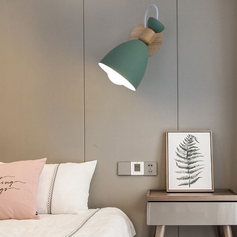 Wooden Minimalist LED Wall Mounted Light Fixture