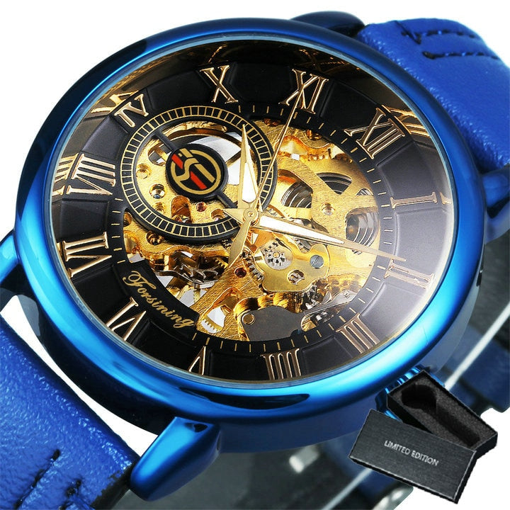 Men's 3D Hollow Engraved Deluxe Time Piece